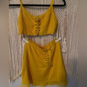 FESTIVAL VIBES, 2-piece skirt set!